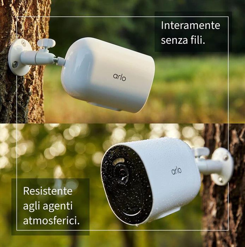 "ARLO - Telecamera di videosorveglianza GO V2 - 4G LTE-Bianco"