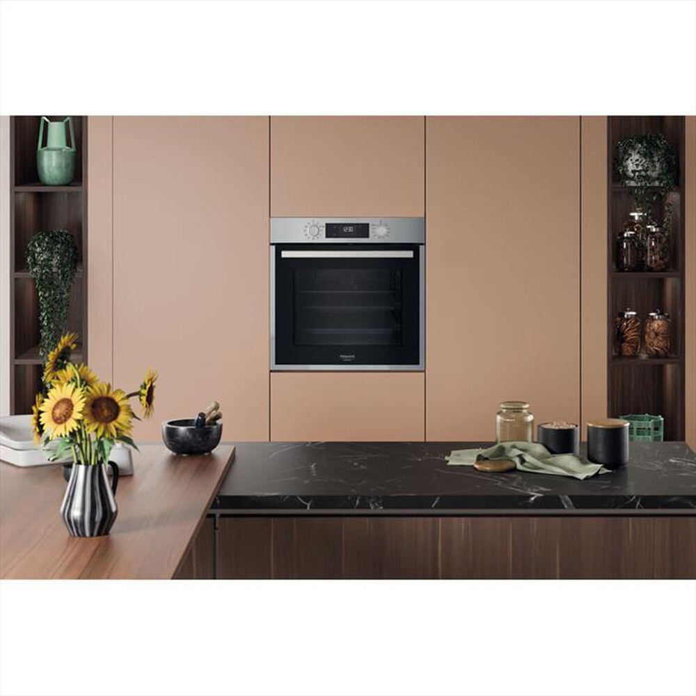 Immagine del prodotto HOTPOINT ARISTON - Forno incasso elettrico HAO 458H X  Classe A+-Black,Stainless steel