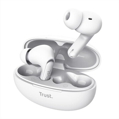 TRUST - Auricolare bluetooth YAVI ENC-White,  TRUST - Auricolare bluetooth YAVI ENC-White