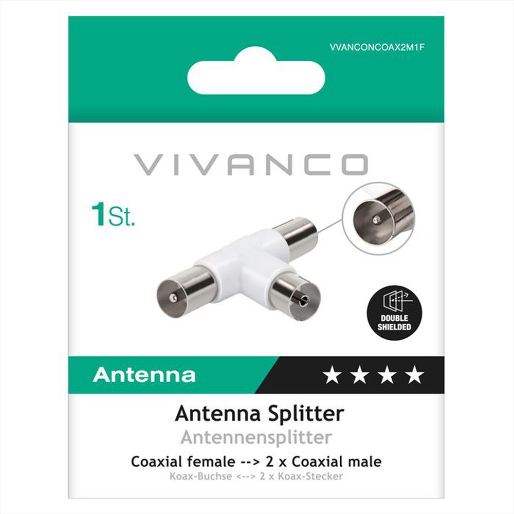 Immagine del prodotto SBS - Splitter coassiale per antenna-Bianco