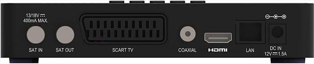 "HUMAX - Decoder digitale HD-3601S2 + SCHEDA TIVUSAT-Nero"