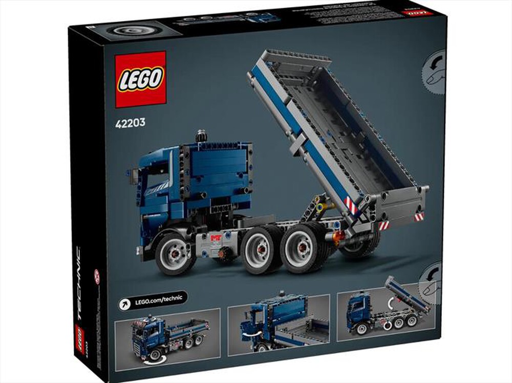 "LEGO - TECHNIC Autocarro con cassone ribaltabile - 42203-Multicolore"