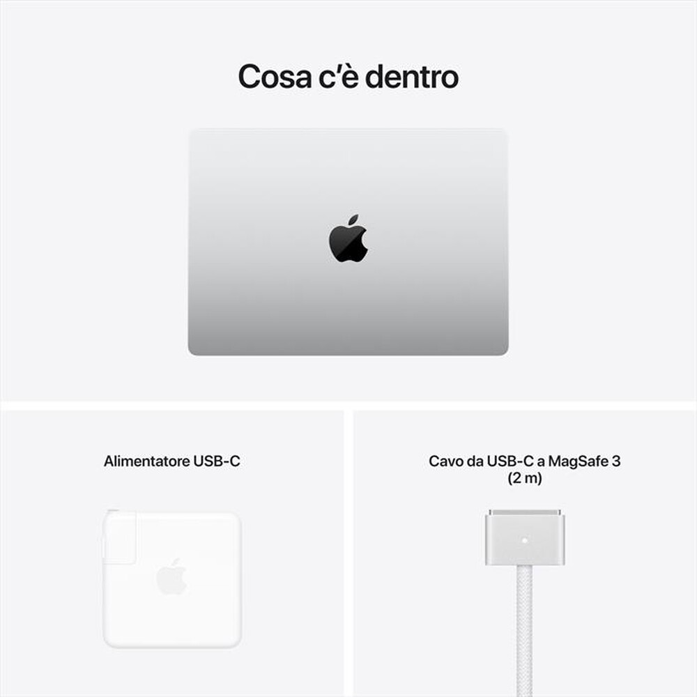 "APPLE - MacBook Pro 14\"  M1 Pro 10-core 16-core 1TB SSD-Grigio Siderale"