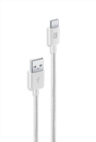 CELLULARLINE - CAVO TELATO 150 CM - USB TO USB-C-White