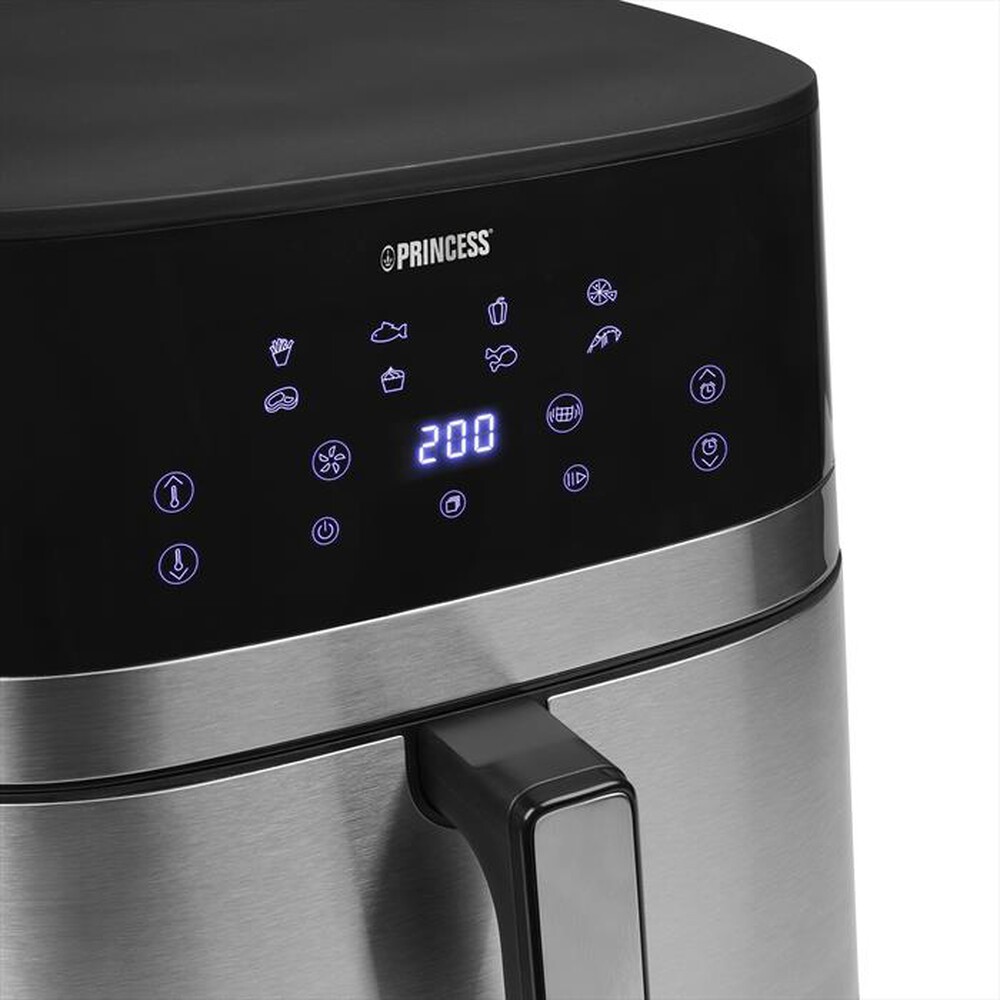 "PRINCESS - AEROFRYER 7L DUALHEAT-NERO / PLASTICA / ACCIAIO"