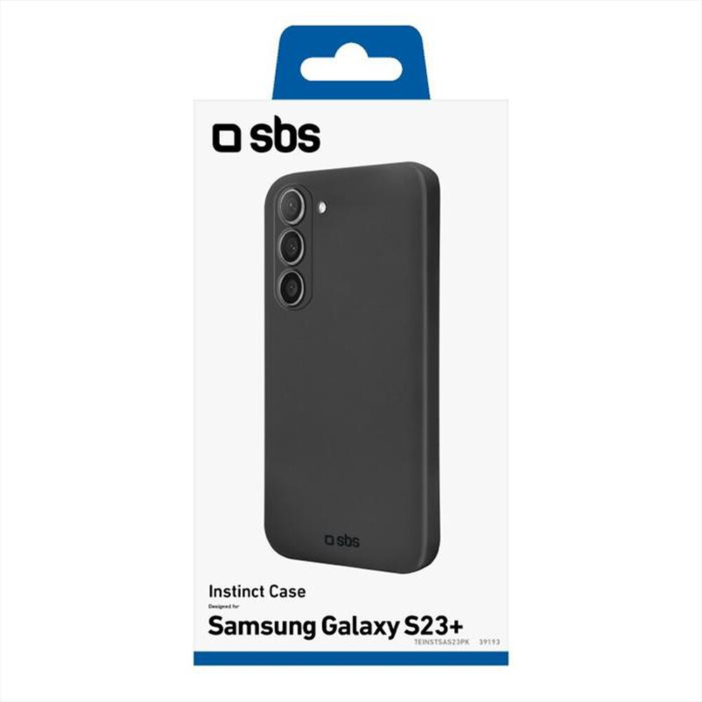 "SBS - Cover Instinct TEINSTSAS23PK per Samsung S23+-Nero"