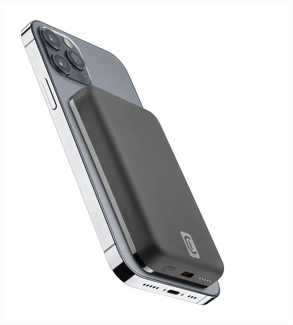 "CELLULARLINE - Wireless power bank PBMAGSFCOL5000WIRK-Nero"