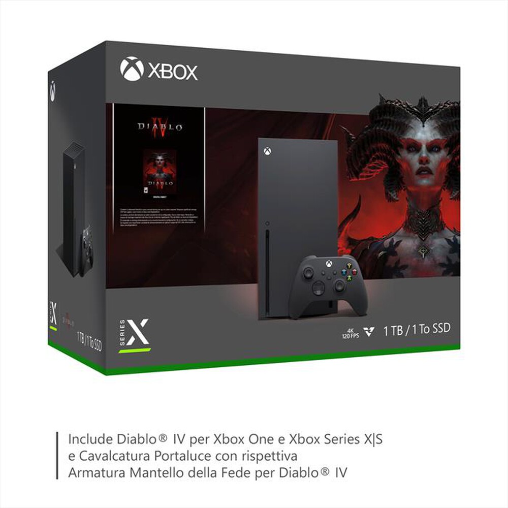 "MICROSOFT - Bundle Xbox Series X – Diablo IV-nera"