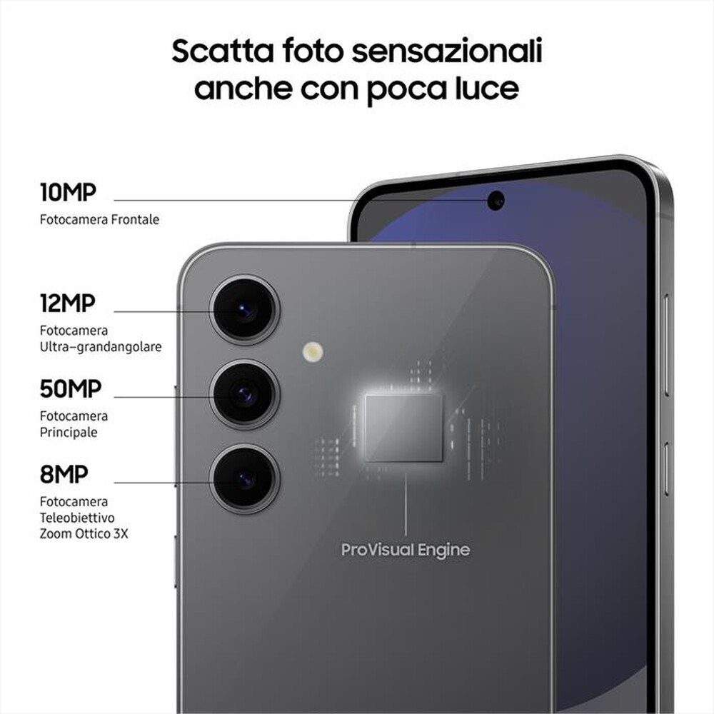 "SAMSUNG - Smartphone Galaxy S24 FE 128GB-Graphite"