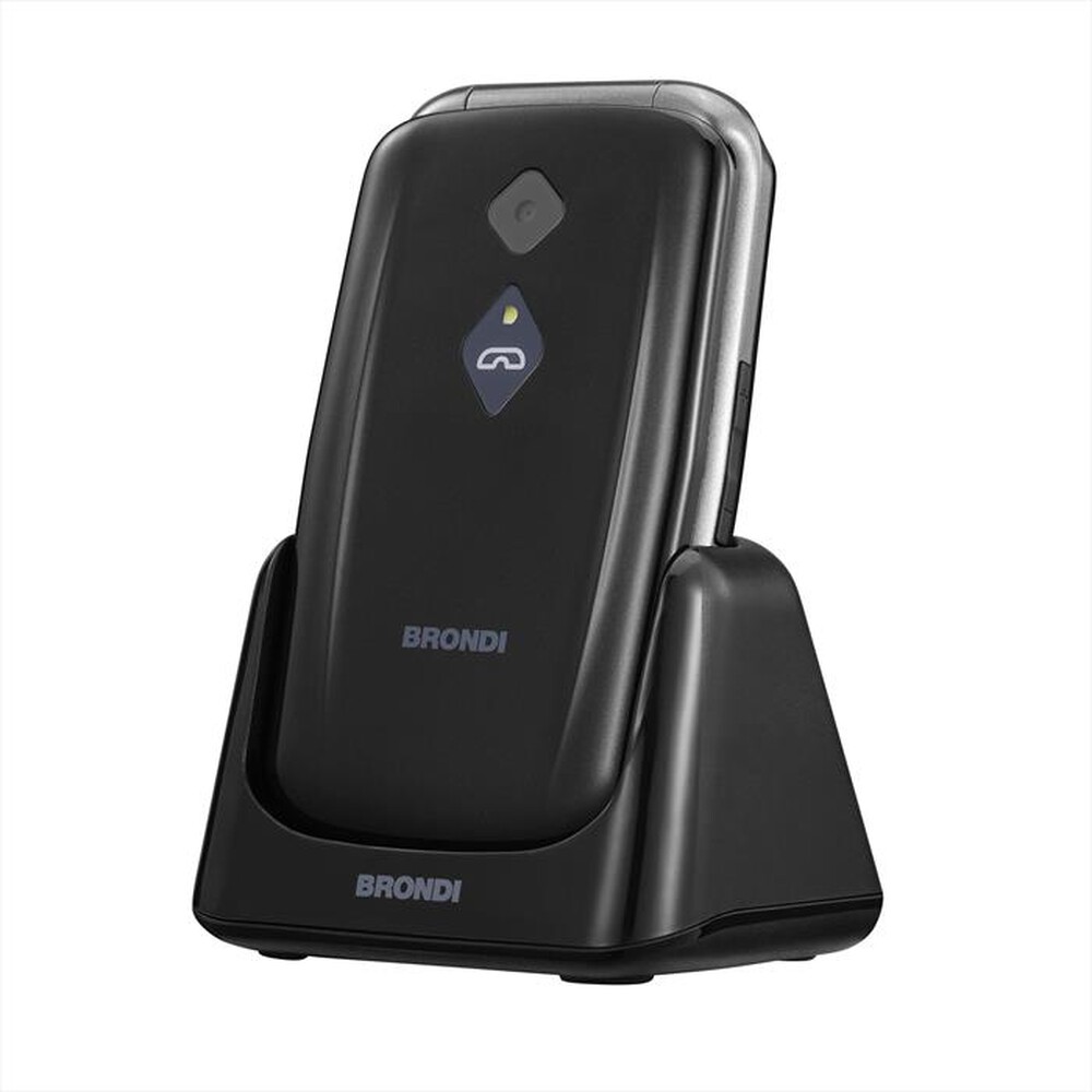 "BRONDI - Cellulare AMICO SICURO PLUS-BLACK METAL"