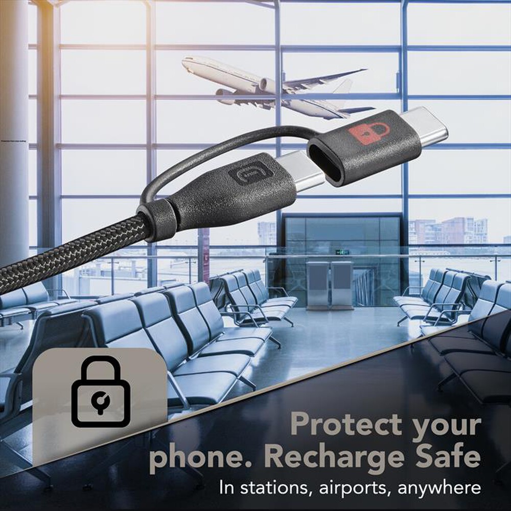 Immagine del prodotto CELLULARLINE - CAVO DATA BLOCKER USB-C-Nero