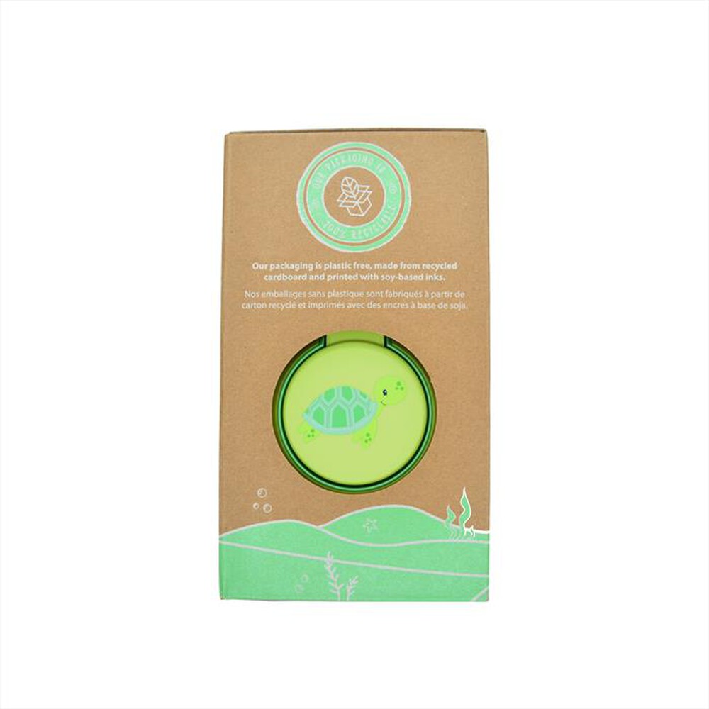 "PLANET BUDDIES - Cuffie wired MILO THE TURTLE-Green - Verde"