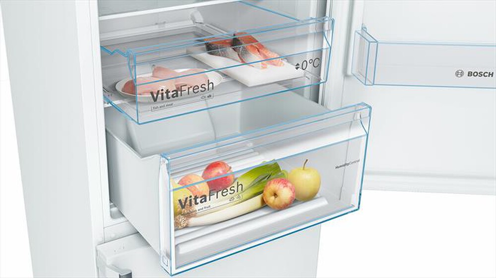 "BOSCH - Frigorifero combinato KGN39VWEQ Classe E-Bianco"