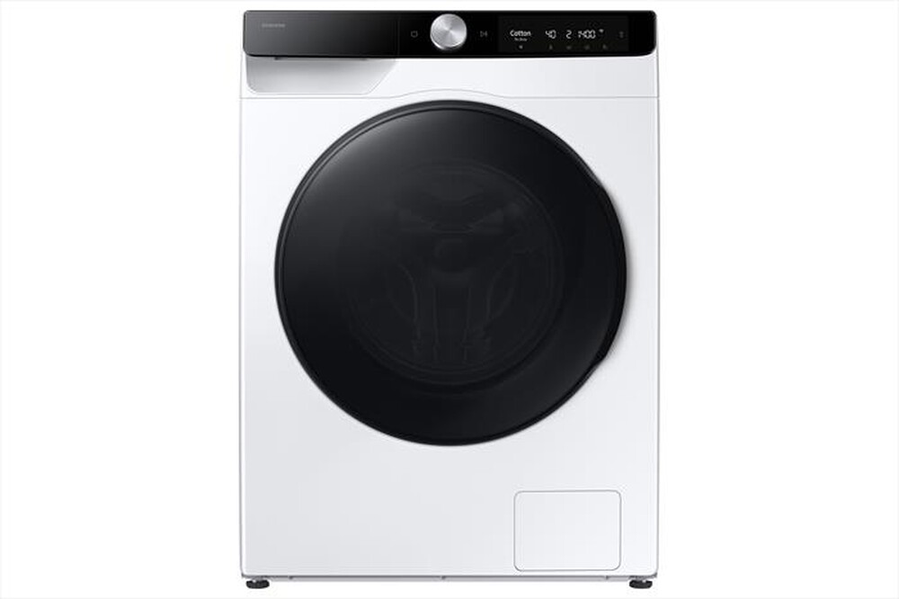 "SAMSUNG - Lavasciuga 11/6 Kg WD11DG6B85BKU3 Classe A-bianca con oblò e display nero"