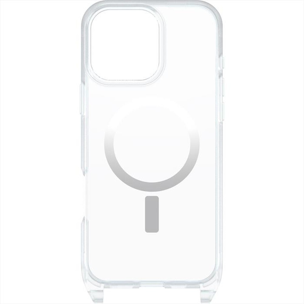 "OTTERBOX - REACT NECKLACE MAGSAFE TWIZZLERS CUSTODIA IPH 16PM-Trasparente"