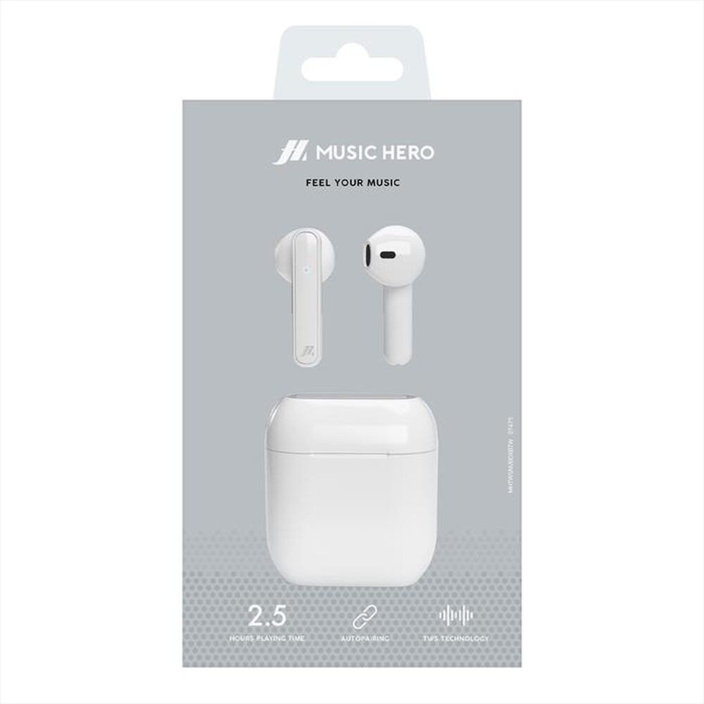 "SBS - Auricolare TWS MHTWSNUBOXBTW-Bianco"
