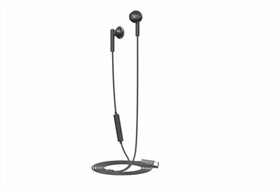 TECHLIFE - Auricolari a filo USB-C con microfoni integrati-BLACK