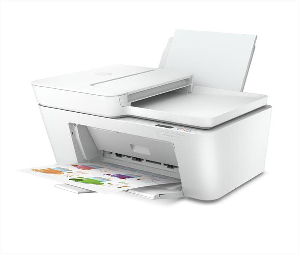 "HP - Multifunzione DESKJET PLUS 4110E con Instant Ink-Bianca"