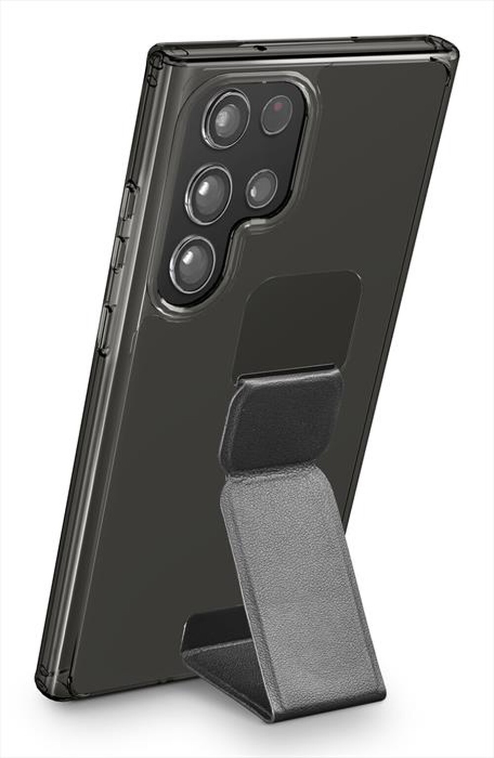 "CELLULARLINE - Custodia Back STANDCASEGALS23UK Galaxy S23 Ultra-Nero"