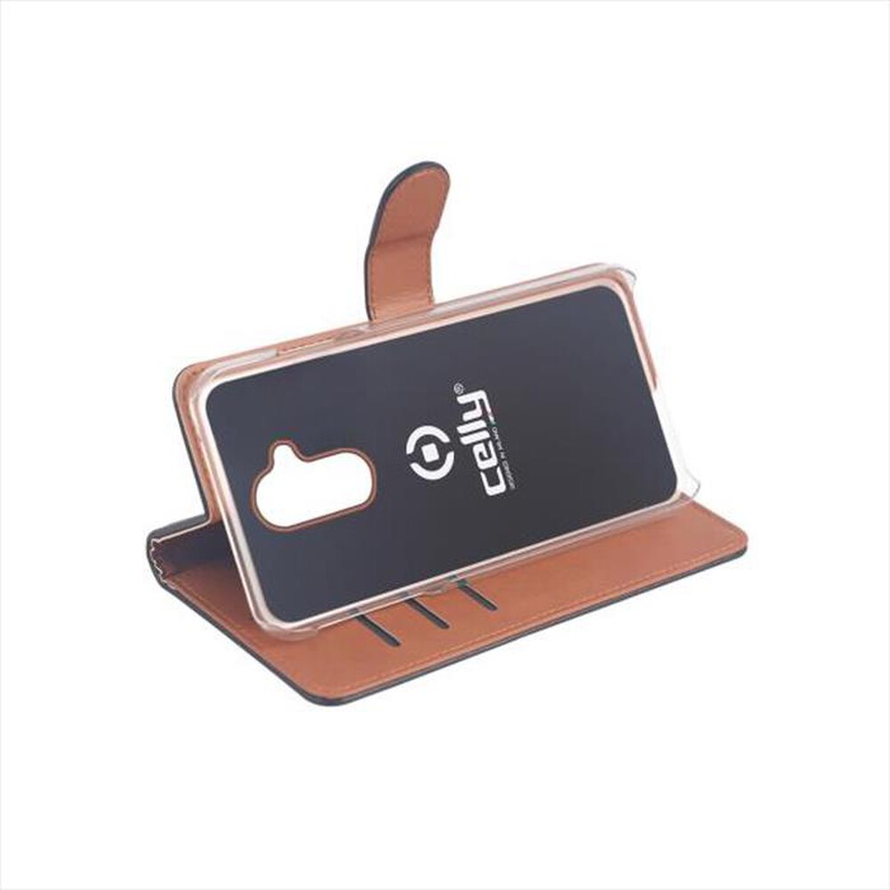 "CELLY - CUSTODIA PER MATE 20 LITE-Nero/Similpelle"