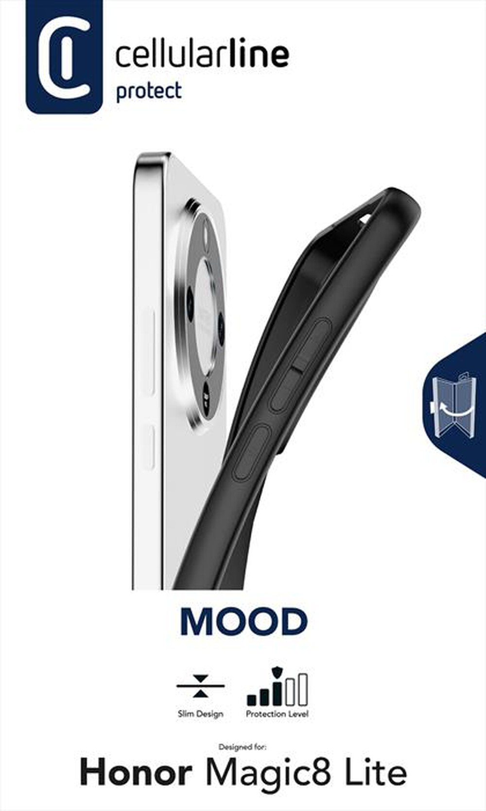 Immagine del prodotto CELLULARLINE - Cover MOOD per HONOR MAGIC 8 LITE-Nero