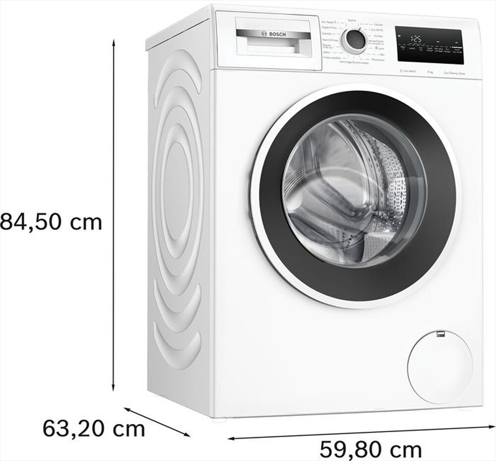 Immagine del prodotto BOSCH - Lavatrice Serie 4WAN28219IT 9Kg 1400G Classe A-Bianco