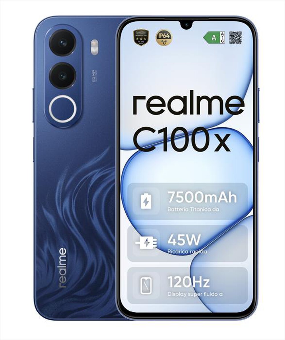 Immagine del prodotto REALME - Smartphone C100X (256GB 4GB)-DEEPBLUE TIDES