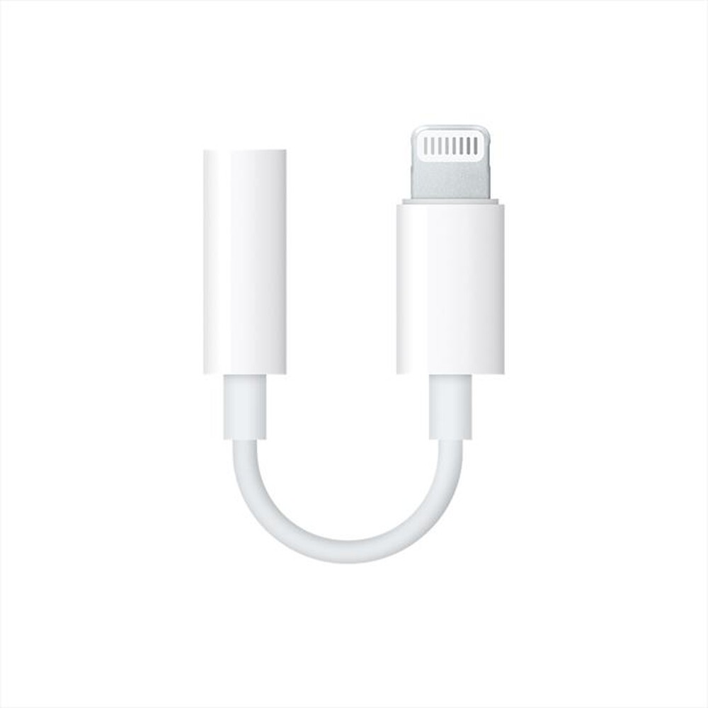 "APPLE - Adattatore da Lightning a jack cuffie (3,5 mm)"