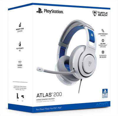 TURTLE BEACH - Atlas 200 PS-Bianco