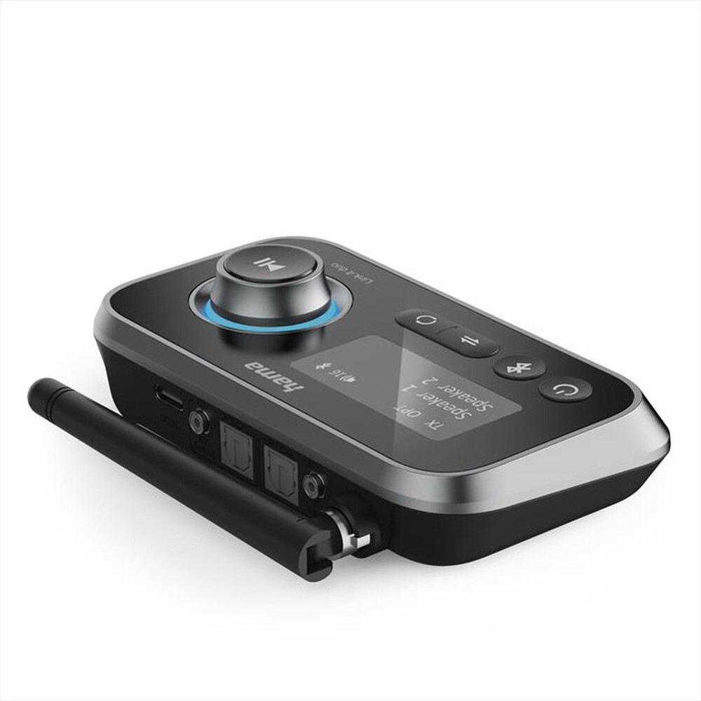 "HAMA - Ricevitore/Trasmettitore audio bluetoothLIN.IT DUO-Nero"