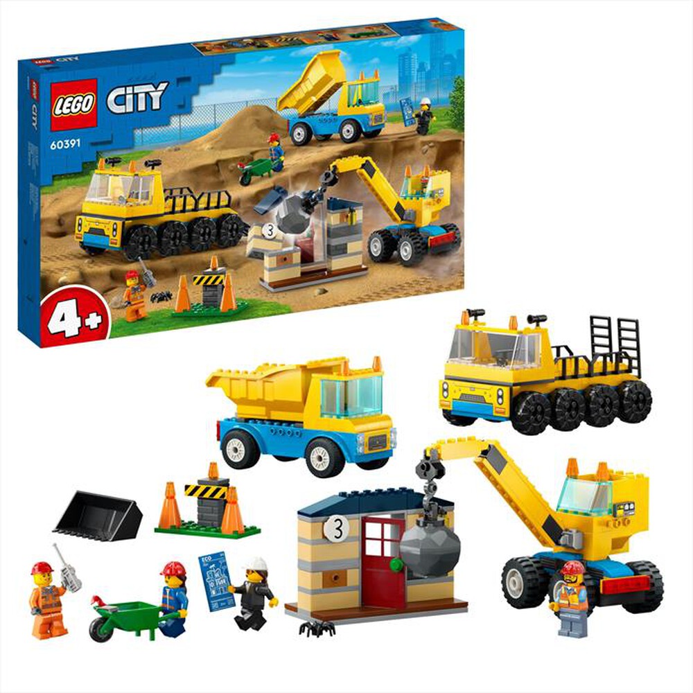 Immagine del prodotto LEGO - CITY GREAT VEHICLES Camion da cantiere e gru 60391