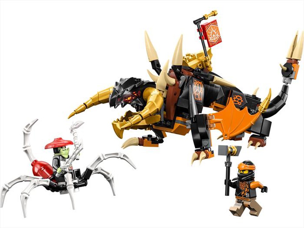 "LEGO - NINJAGO Drago di Terra di Cole - EVOLUTION - 71782-Multicolore"