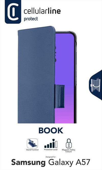 CELLULARLINE - Cover BOOK per Samsung Galaxy A57-Blu