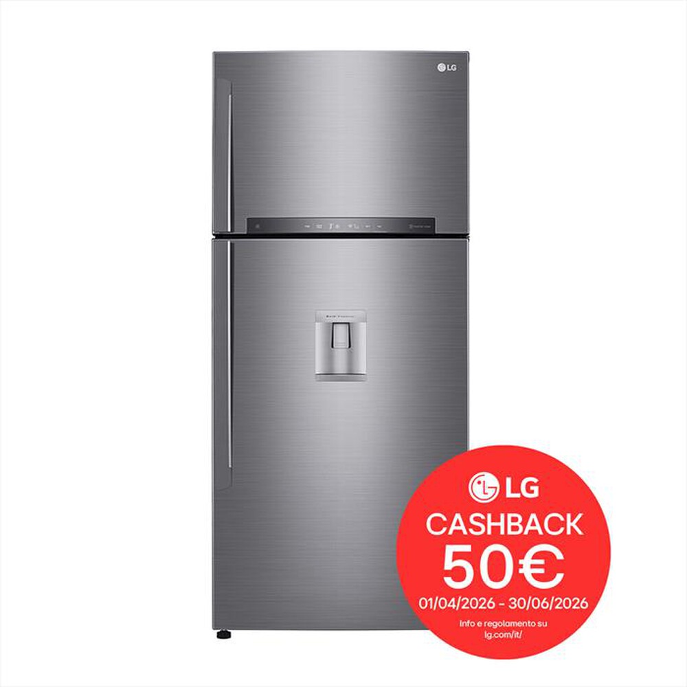 Immagine del prodotto LG - Frigorifero 2 porte GTF744PZPED Classe E 509L-Platino