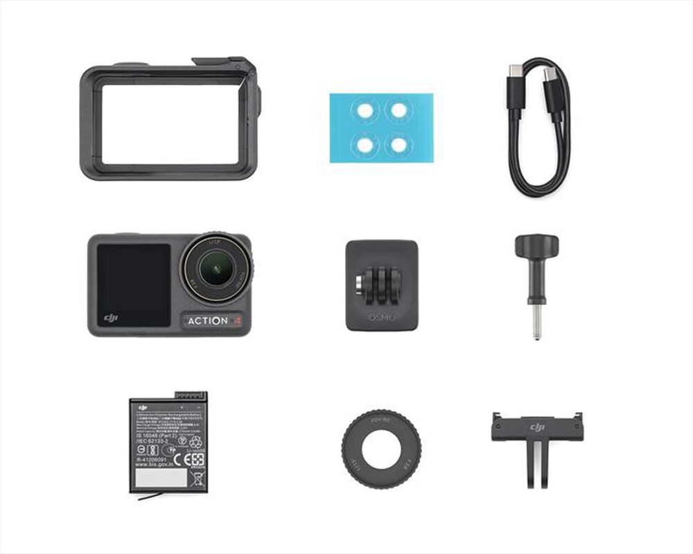 "DJI - Action cam OSMO ACTION 4 STANDARD COMBO-Black"