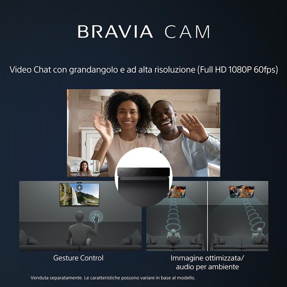 "SONY - Smart TV OLED UHD 4K 65\" XR65A80LAEP-Nero"