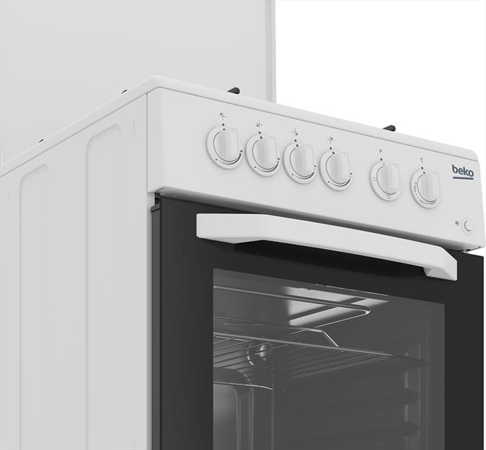 Immagine del prodotto BEKO - Cucina a gas CSS42014FW-Nero, Bianco