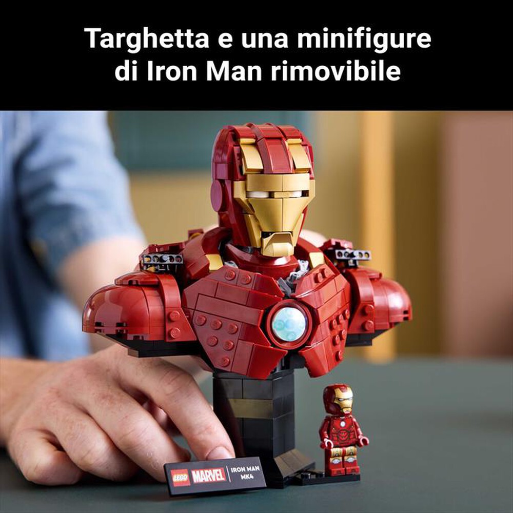 "LEGO - MARVEL Busto di Iron Man MK4 - 76327"