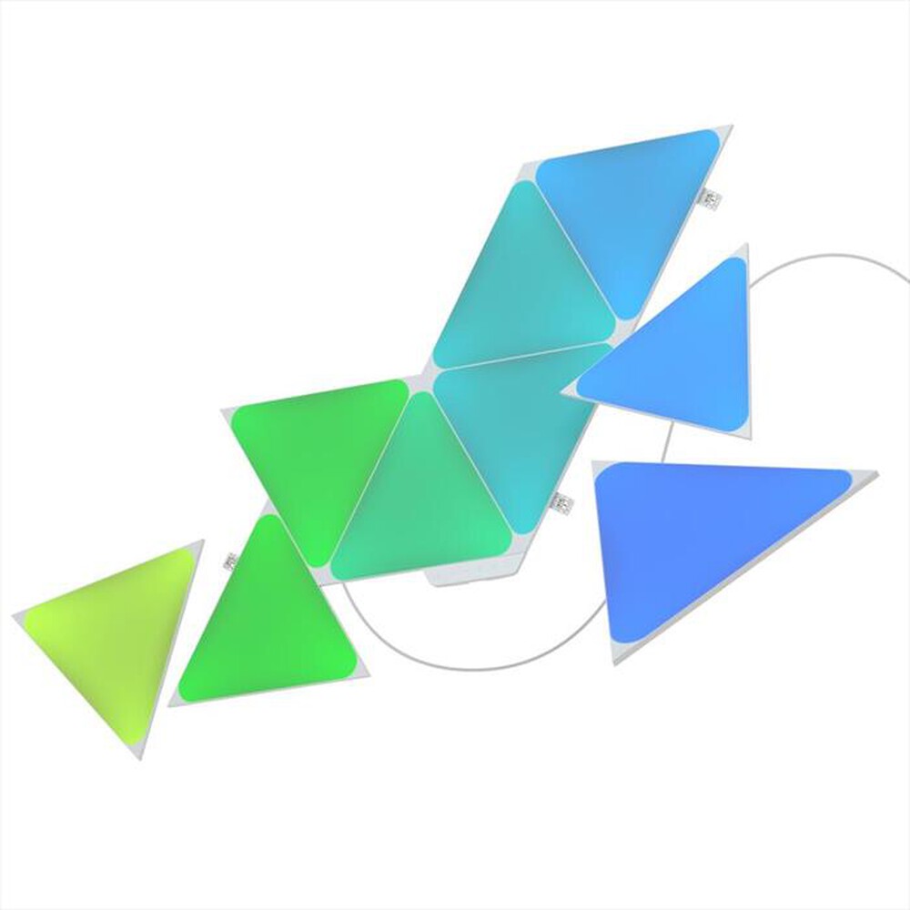 "NANOLEAF - SHAPES SMARTER KIT - 9 TRIANGOLI LUMINOSI-WHITE"