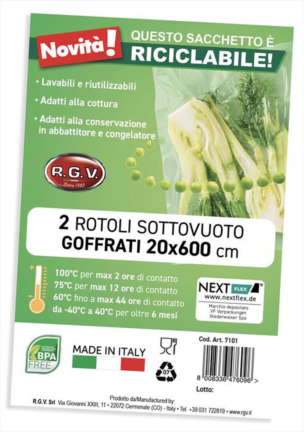 Immagine del prodotto R.G.V. - RONEXT20X6