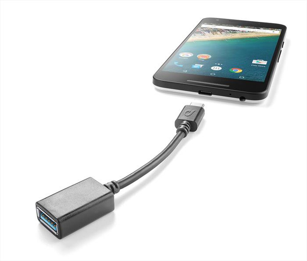 Immagine del prodotto CELLULARLINE - USBADAPTERTOUSBCK-Nero