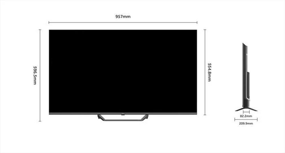 Immagine del prodotto HAIER - Smart TV QLED UHD 4K 43" H43S80FUX-Nero
