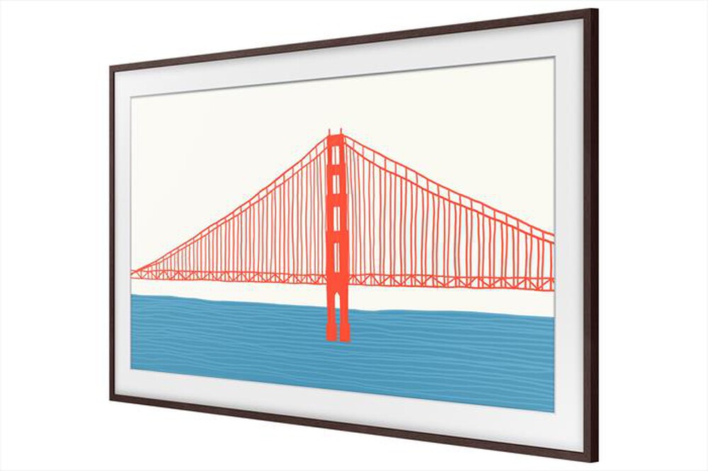 "SAMSUNG - Cornice The Frame 75\" VG-SCFA75BWBXC-Brown"