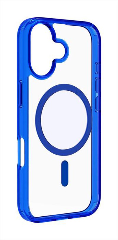 CELLULARLINE - Custodia ICONIC MAG per IPHONE 17-Blu, Trasparente