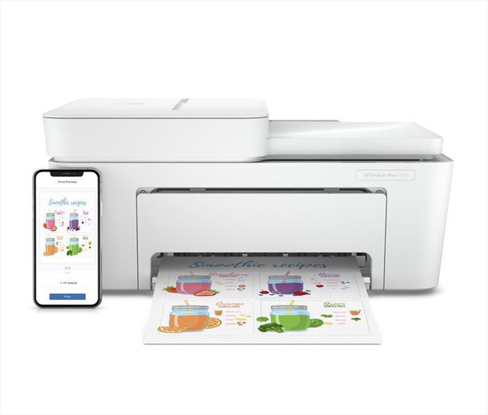 "HP - HP DESKJET PLUS 4110-Bianca"