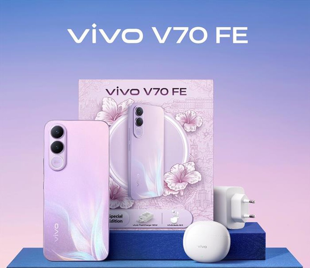 Immagine del prodotto VIVO MOBILE - Smartphone V70 FE 8+256 SPECIAL PACK-Muse Purple