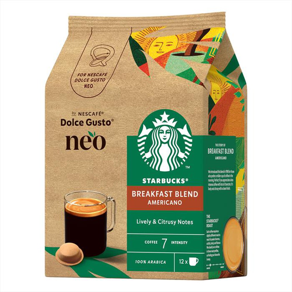 Immagine del prodotto NESCAFE' DOLCE GUSTO - SBX BY NEO AMERICANO BREAKFAST BLEND 12 CAPSULE
