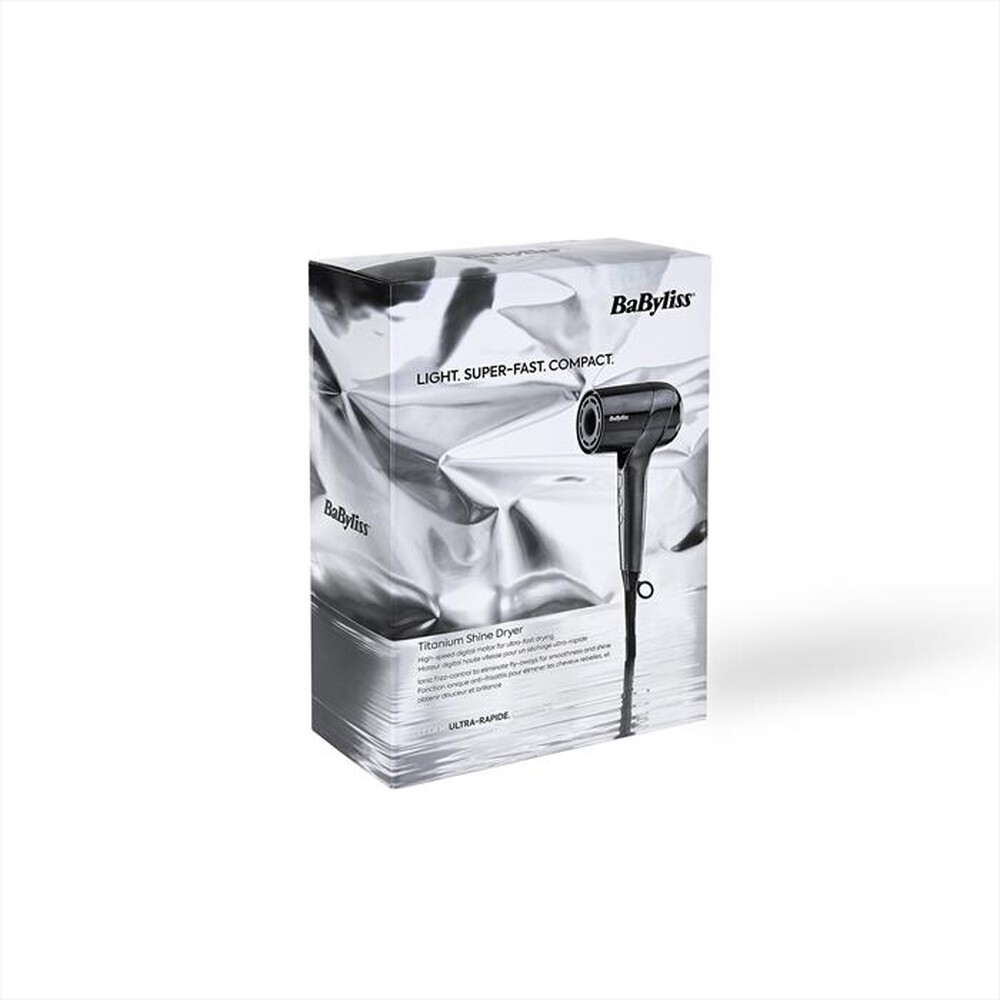 Immagine del prodotto BABYLISS - Asciugacapelli Titanium Shine D6200DE-SILVER