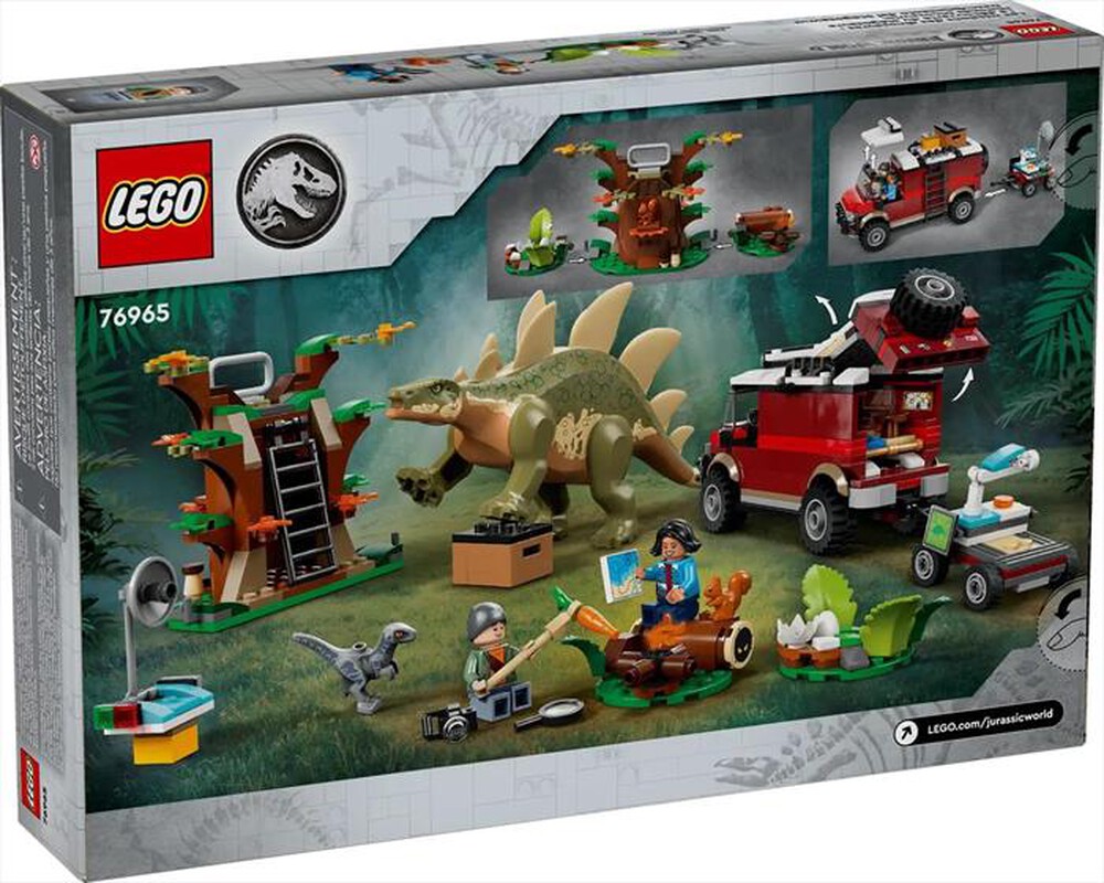 "LEGO - Missione dinosauro: scoperta stegosauro - 76965-Multicolore"