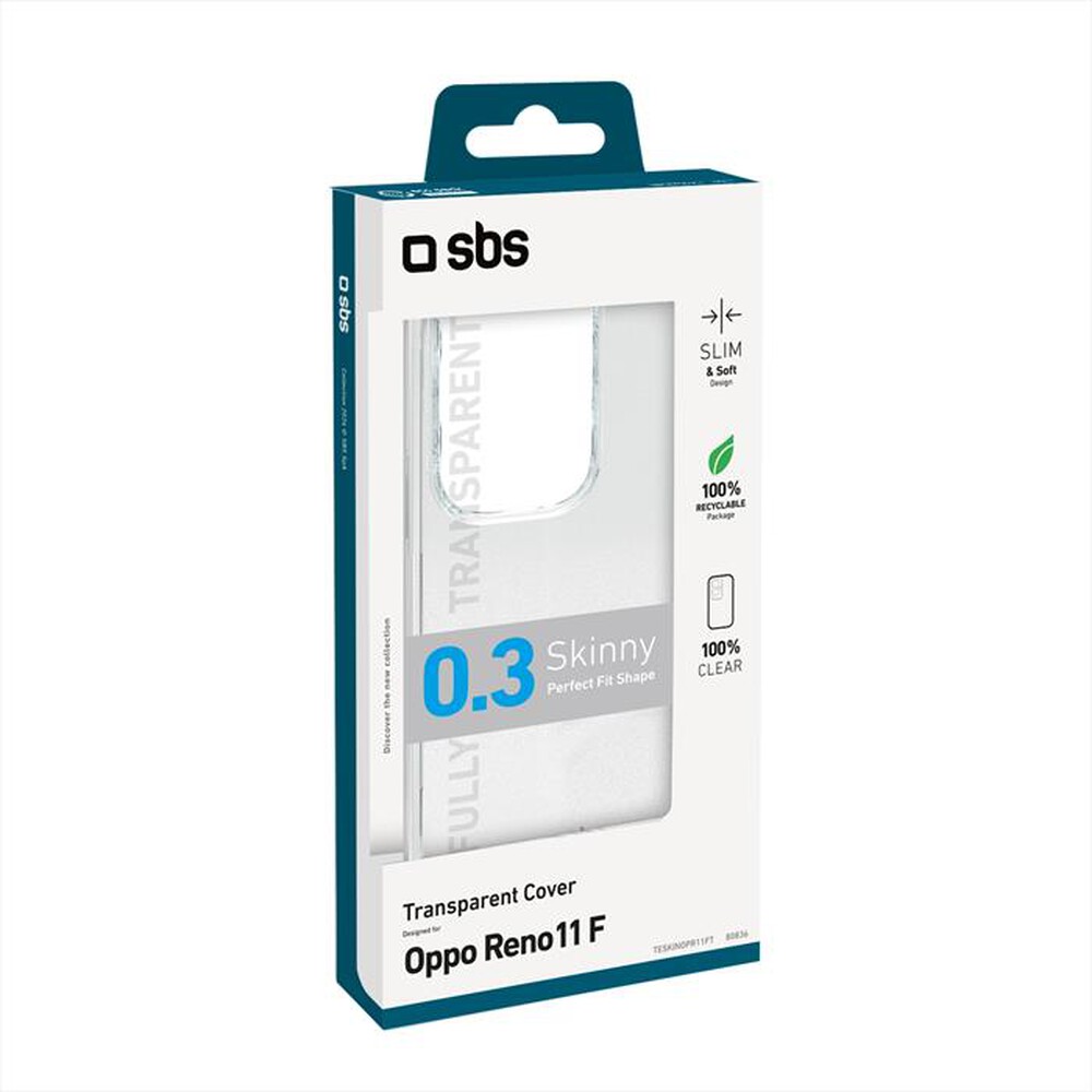"SBS - Cover Skinny Oppo Reno11 F TESKINOPR11FT-Trasparente"